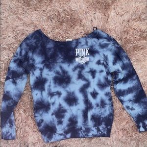 Tie dye PINK crew neck 💙